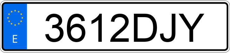 Numer rejestracyjny 3612DJY posiada OPEL MERIVA Numer rejestracyjny 3612DJY posiada OPEL MERIVA