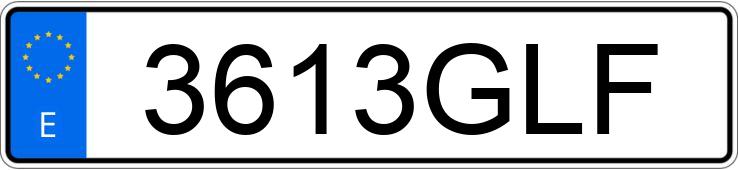 Numer rejestracyjny 3613GLF posiada SEAT LEON