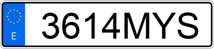 Numer rejestracyjny 3614MYS posiada OPEL VIVARO Numer rejestracyjny 3614MYS posiada OPEL VIVARO
