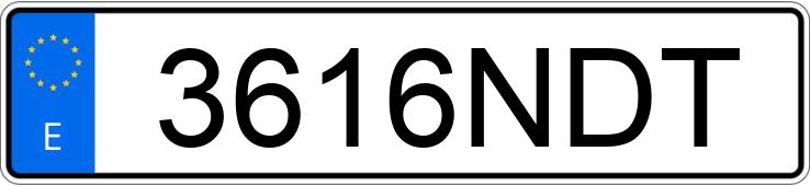 Numer rejestracyjny 3616NDT posiada VOLKSWAGEN GOLF Numer rejestracyjny 3616NDT posiada VOLKSWAGEN GOLF