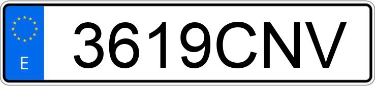 Numer rejestracyjny 3619CNV posiada FORD FOCUS