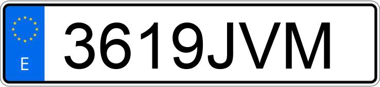 Numer rejestracyjny 3619JVM posiada AUDI S3 SPORTBACK