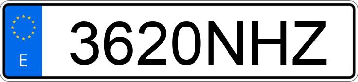 Numer rejestracyjny 3620NHZ posiada CITROEN C3