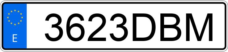 Registreringsnummeret 3623DBM har SEAT LEON Registreringsnummeret 3623DBM har SEAT LEON