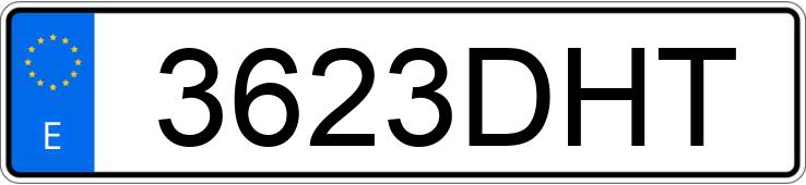 Numer rejestracyjny 3623DHT posiada FIAT PANDA