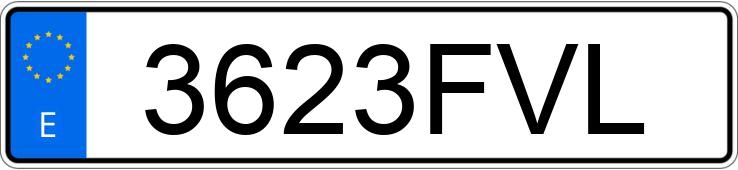 Numer rejestracyjny 3623FVL posiada NISSAN X-TRAIL