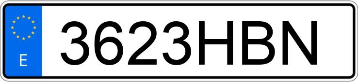 Numer rejestracyjny 3623HBN posiada RENAULT TRAFIC Numer rejestracyjny 3623HBN posiada RENAULT TRAFIC