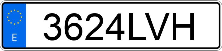 Numer rejestracyjny 3624LVH posiada RENAULT CLIO Numer rejestracyjny 3624LVH posiada RENAULT CLIO