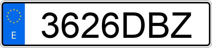 Numer rejestracyjny 3626DBZ posiada FORD TRANSIT CONNECT Numer rejestracyjny 3626DBZ posiada FORD TRANSIT CONNECT