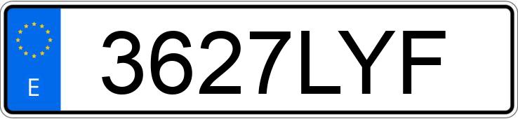 Numer rejestracyjny 3627LYF posiada HYUNDAI I30