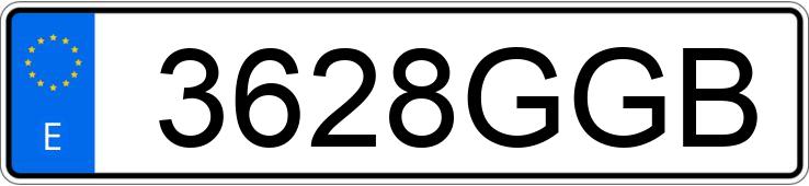 Numer rejestracyjny 3628GGB posiada KIA RIO