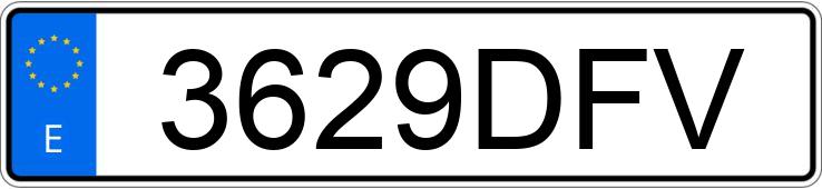 Numer rejestracyjny 3629DFV posiada CITROEN C5