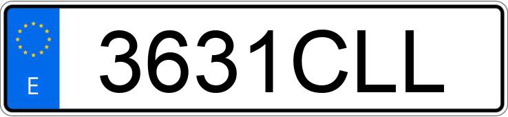 Numer rejestracyjny 3631CLL posiada BMW SERIE 3