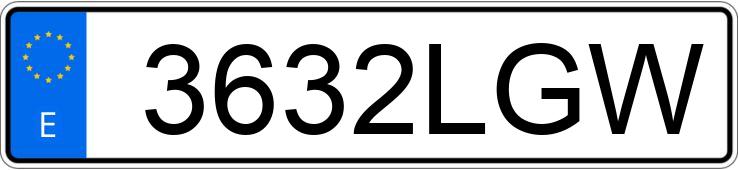 Numer rejestracyjny 3632LGW posiada PEUGEOT 3008