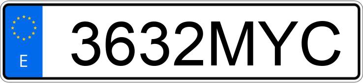 Numer rejestracyjny 3632MYC posiada SEAT LEON Numer rejestracyjny 3632MYC posiada SEAT LEON