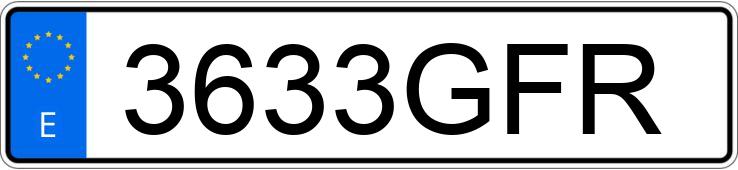 Numer rejestracyjny 3633GFR posiada FORD FOCUS Numer rejestracyjny 3633GFR posiada FORD FOCUS