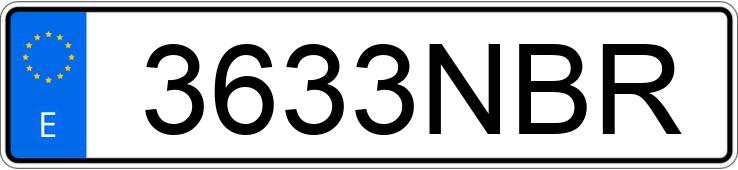 Numer rejestracyjny 3633NBR posiada TOYOTA AYGO X CROSS