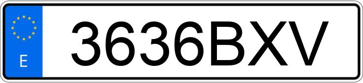 Numer rejestracyjny 3636BXV posiada RENAULT MEGANE Numer rejestracyjny 3636BXV posiada RENAULT MEGANE