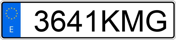 Numer rejestracyjny 3641KMG posiada HYUNDAI TUCSON