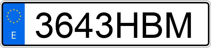 Numer rejestracyjny 3643HBM posiada DACIA DUSTER