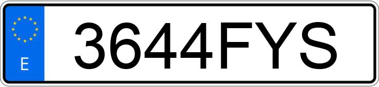 Numer rejestracyjny 3644FYS posiada AUDI A4 Numer rejestracyjny 3644FYS posiada AUDI A4