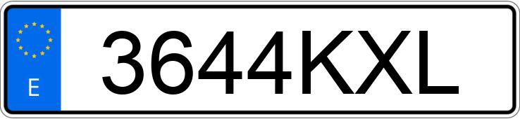 Numer rejestracyjny 3644KXL posiada PORSCHE PANAMERA Numer rejestracyjny 3644KXL posiada PORSCHE PANAMERA