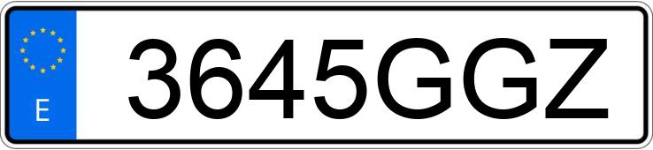 Numer rejestracyjny 3645GGZ posiada FORD FOCUS Numer rejestracyjny 3645GGZ posiada FORD FOCUS