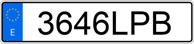 Numer rejestracyjny 3646LPB posiada VOLKSWAGEN GOLF Numer rejestracyjny 3646LPB posiada VOLKSWAGEN GOLF