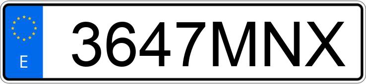 Numer rejestracyjny 3647MNX posiada SEAT ARONA