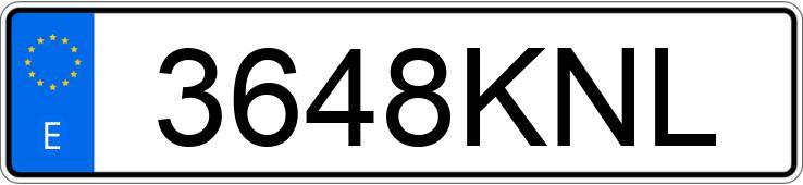 Numer rejestracyjny 3648KNL posiada KIA CARENS Numer rejestracyjny 3648KNL posiada KIA CARENS