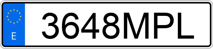 Numer rejestracyjny 3648MPL posiada CUPRA LEON