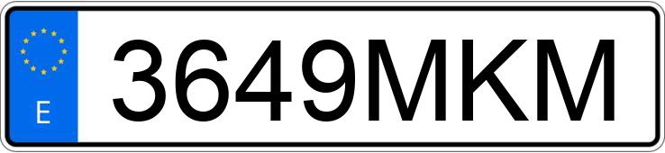 Numer rejestracyjny 3649MKM posiada PORSCHE CAYENNE Numer rejestracyjny 3649MKM posiada PORSCHE CAYENNE