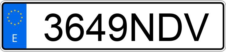 Numer rejestracyjny 3649NDV posiada BMW X1 Numer rejestracyjny 3649NDV posiada BMW X1