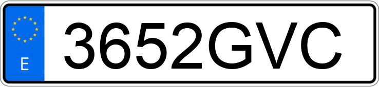 Numer rejestracyjny 3652GVC posiada HONDA INSIGHT