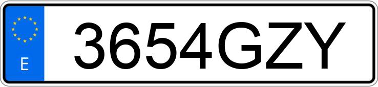 Numer rejestracyjny 3654GZY posiada MINI COUNTRYMAN Numer rejestracyjny 3654GZY posiada MINI COUNTRYMAN