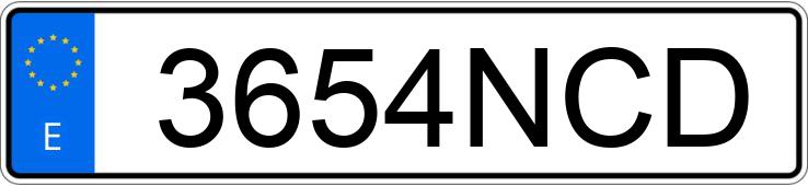 Numer rejestracyjny 3654NCD posiada NISSAN X-TRAIL