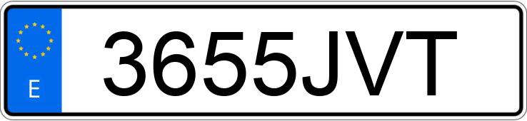 Numer rejestracyjny 3655JVT posiada LAND ROVER RANGE ROVER SPORT