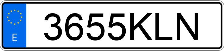 Numer rejestracyjny 3655KLN posiada BMW SERIE 3 Numer rejestracyjny 3655KLN posiada BMW SERIE 3