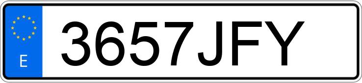 Numer rejestracyjny 3657JFY posiada DACIA LODGY Numer rejestracyjny 3657JFY posiada DACIA LODGY