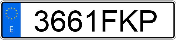 Numer rejestracyjny 3661FKP posiada NISSAN ATLEON