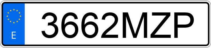 Numer rejestracyjny 3662MZP posiada SEAT LEON