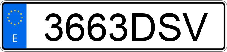 Numer rejestracyjny 3663DSV posiada ALFA ROMEO 147