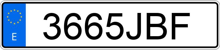 Numer rejestracyjny 3665JBF posiada FIAT DOBLO CARGO