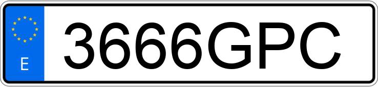 Numer rejestracyjny 3666GPC posiada AUDI A6