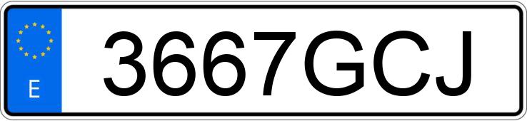 Numer rejestracyjny 3667GCJ posiada BMW SERIE 3 Numer rejestracyjny 3667GCJ posiada BMW SERIE 3
