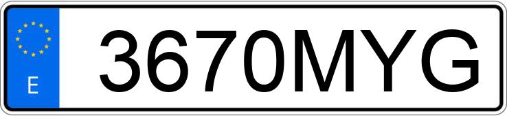 Numer rejestracyjny 3670MYG posiada NISSAN QASHQAI