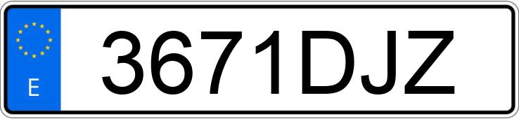 Numer rejestracyjny 3671DJZ posiada VOLKSWAGEN GOLF Numer rejestracyjny 3671DJZ posiada VOLKSWAGEN GOLF