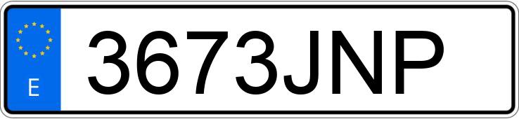 Numer rejestracyjny 3673JNP posiada OPEL CORSA