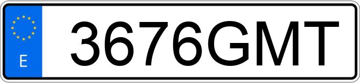 Numer rejestracyjny 3676GMT posiada IVECO DAILY