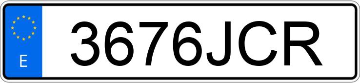 Numer rejestracyjny 3676JCR posiada BMW SERIE 2